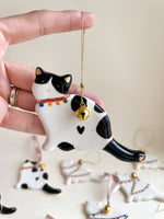 Carregar imagem no visualizador da galeria, Enfeite de Cerâmica Gatinho Frajola
