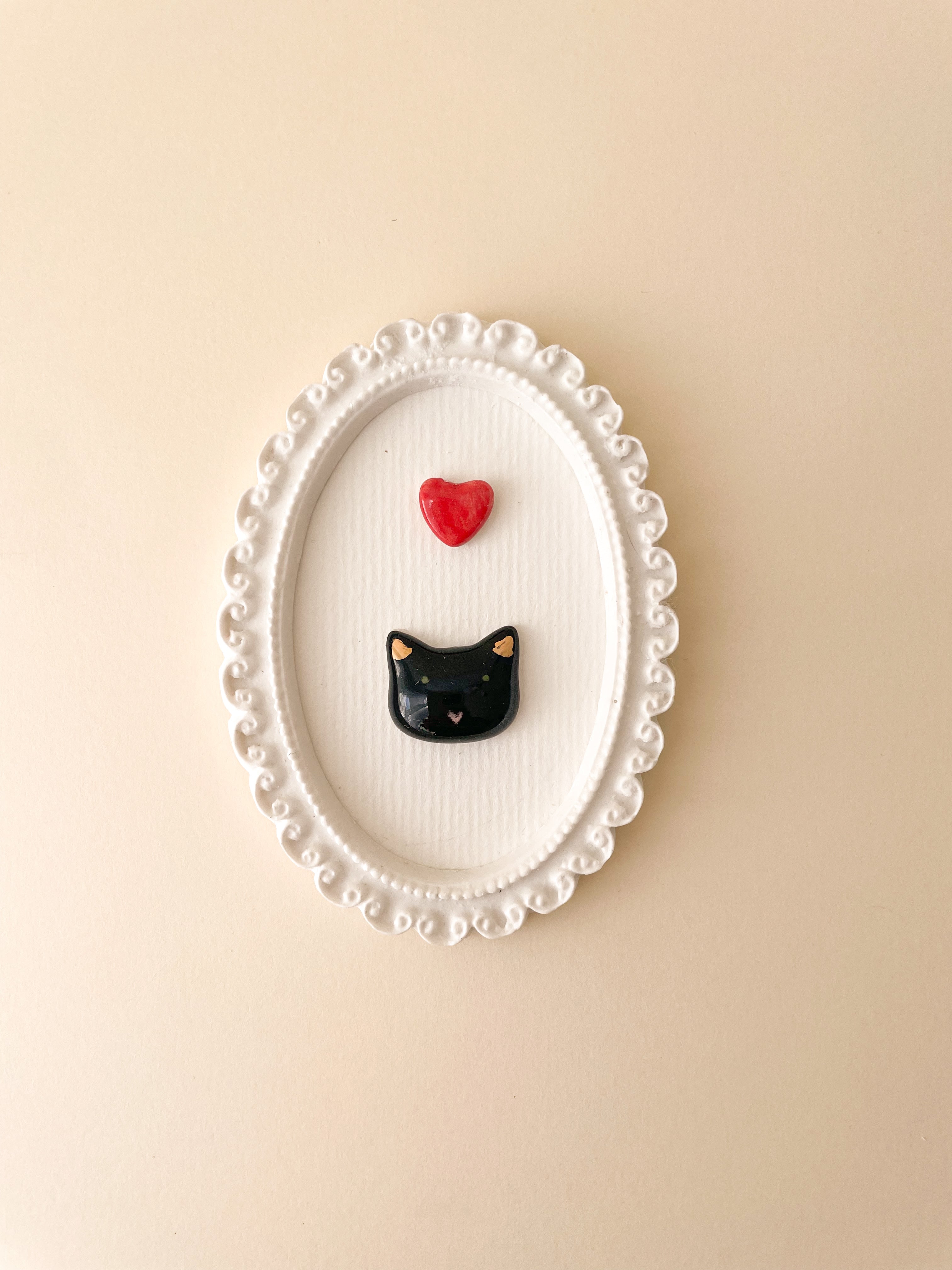 Quadro Gatinho Preto