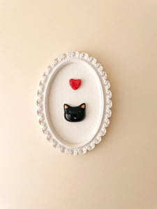 Quadro Gatinho Preto