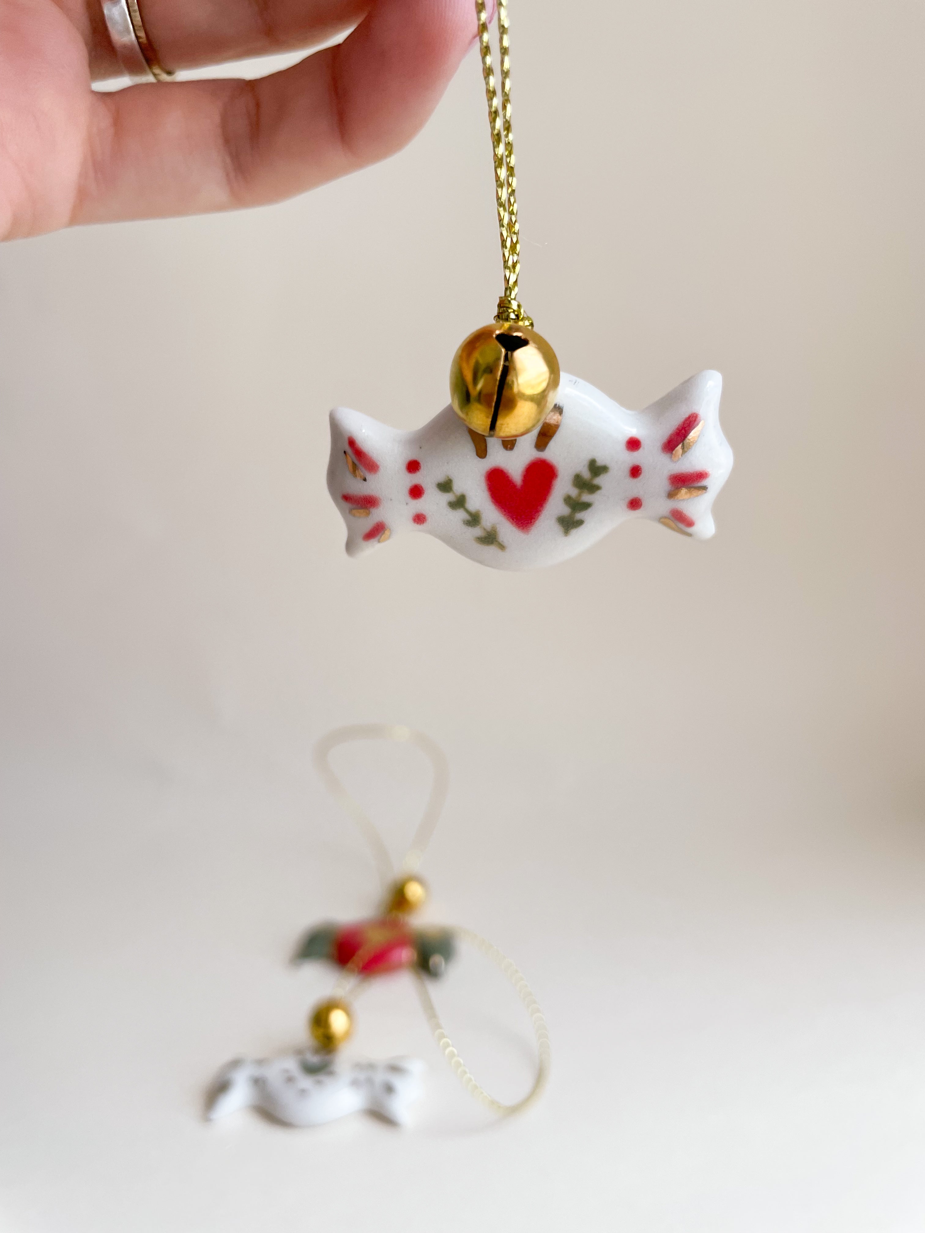 Trio de Enfeites Doces Natalinos