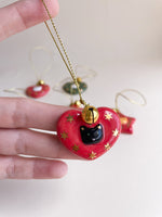 Carregar imagem no visualizador da galeria, Enfeite Coração Gatalino
