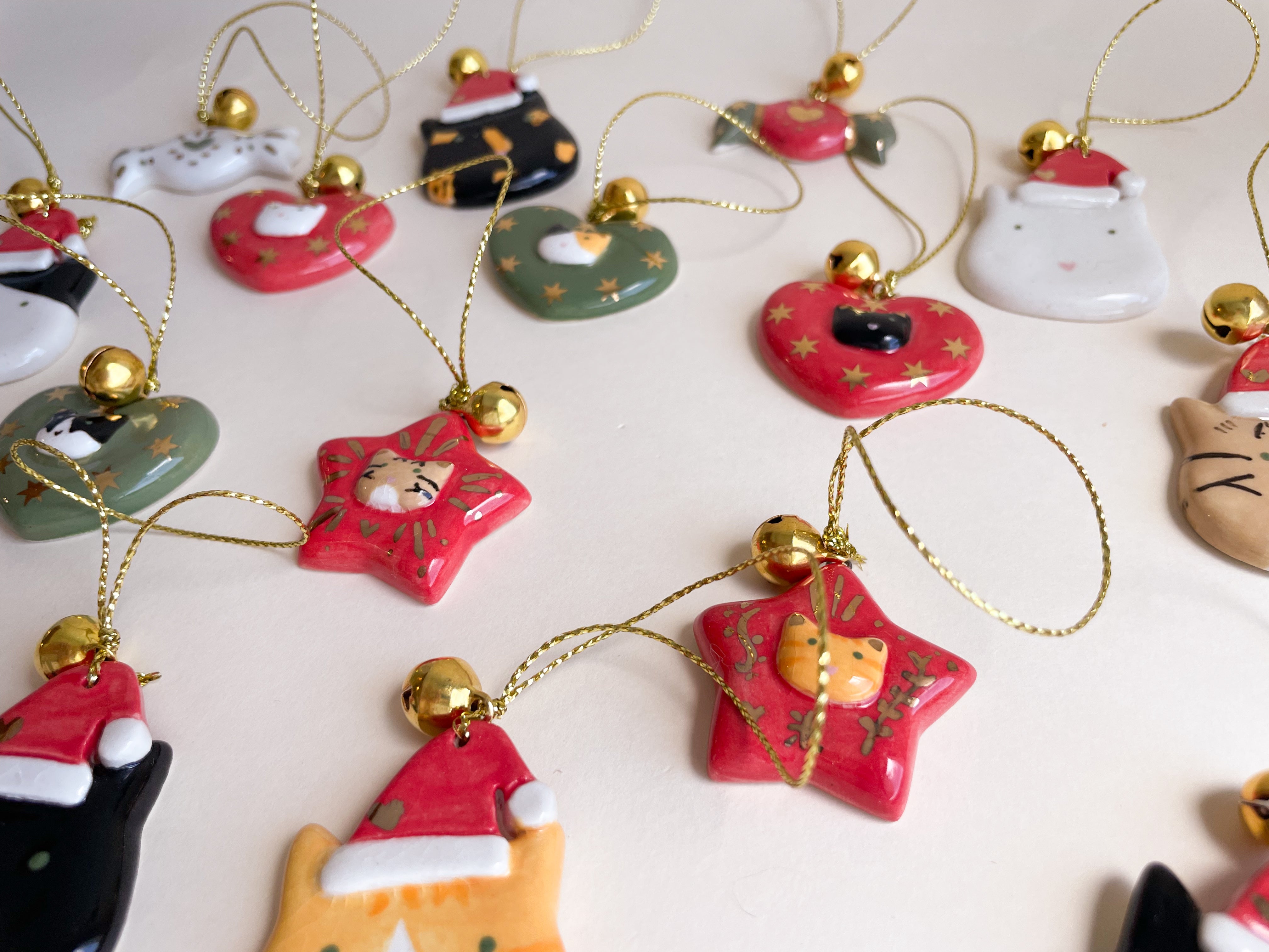 Enfeite Coração Gatalino