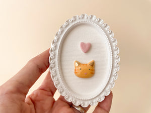 Quadro Gatinho Amarelo