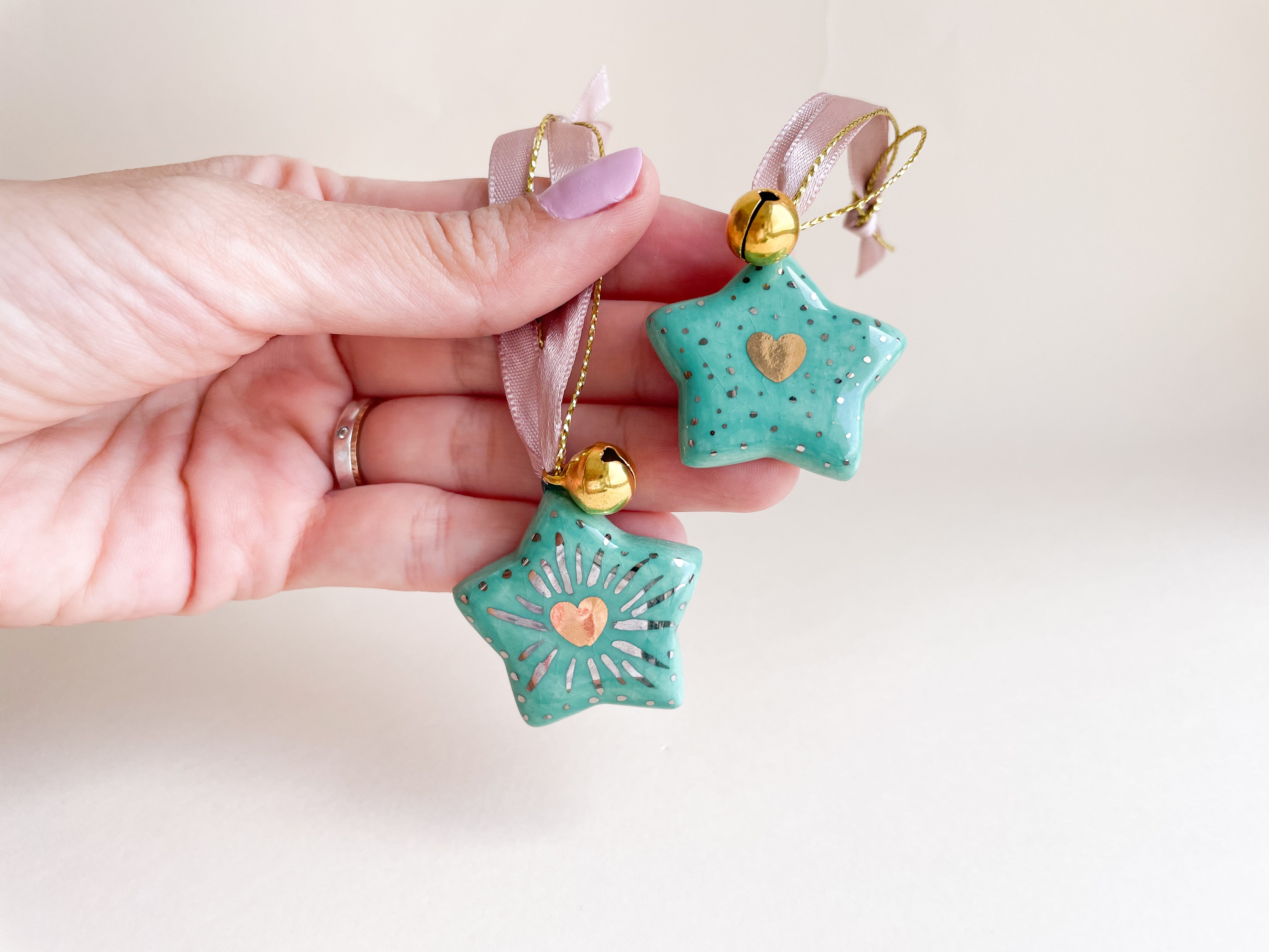 Dupla de Enfeites Estrelas