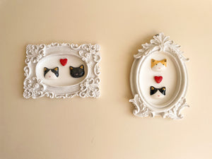 Quadrinho Gatitos Oval