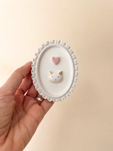 Quadro Gatinho Branco