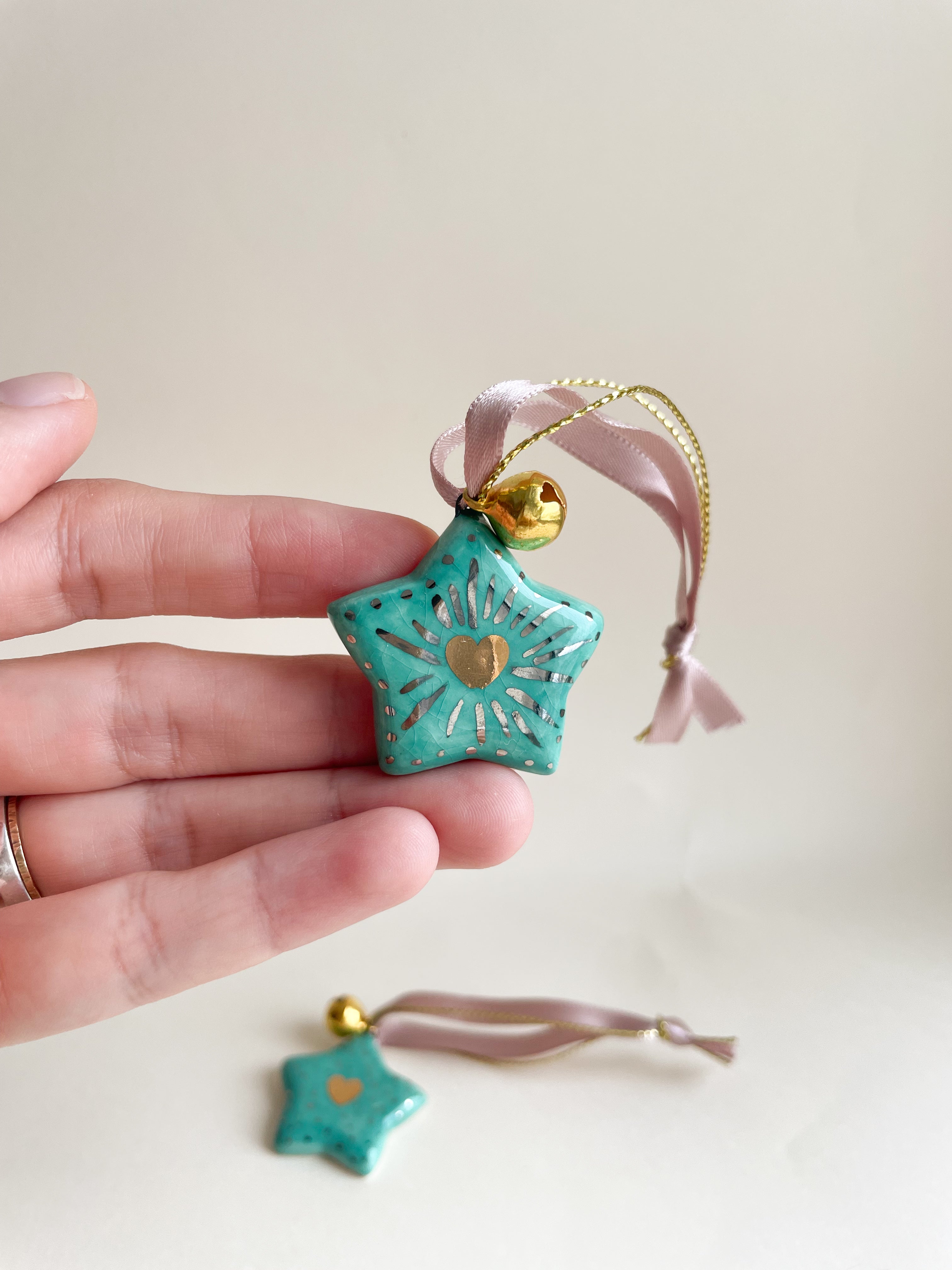 Dupla de Enfeites Estrelas