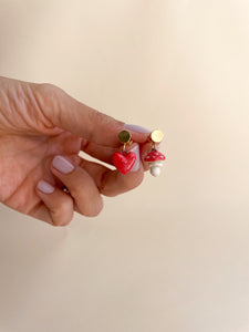 Brinco Amanita Coração