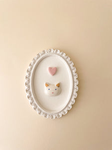 Quadro Gatinho Branco