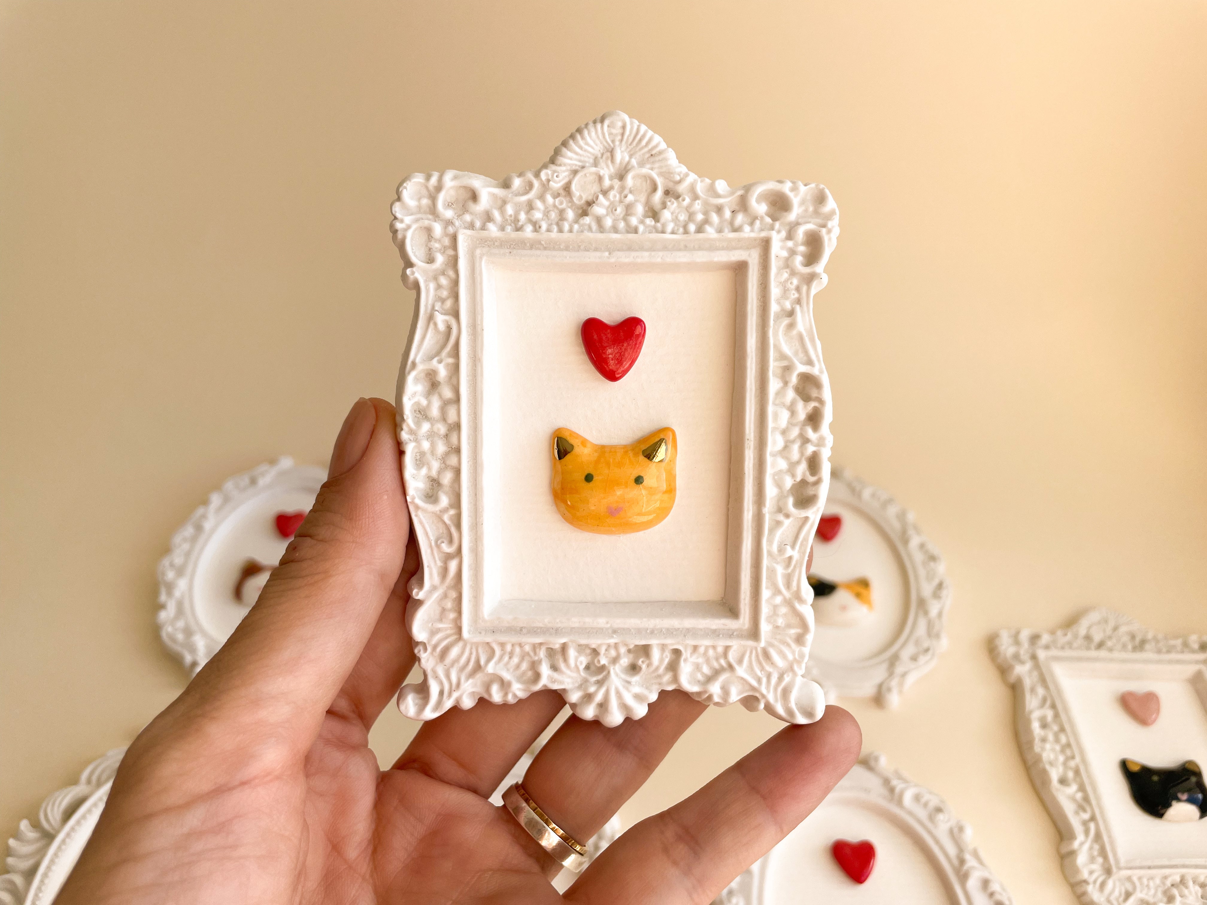 Quadro Gatinho Amarelo