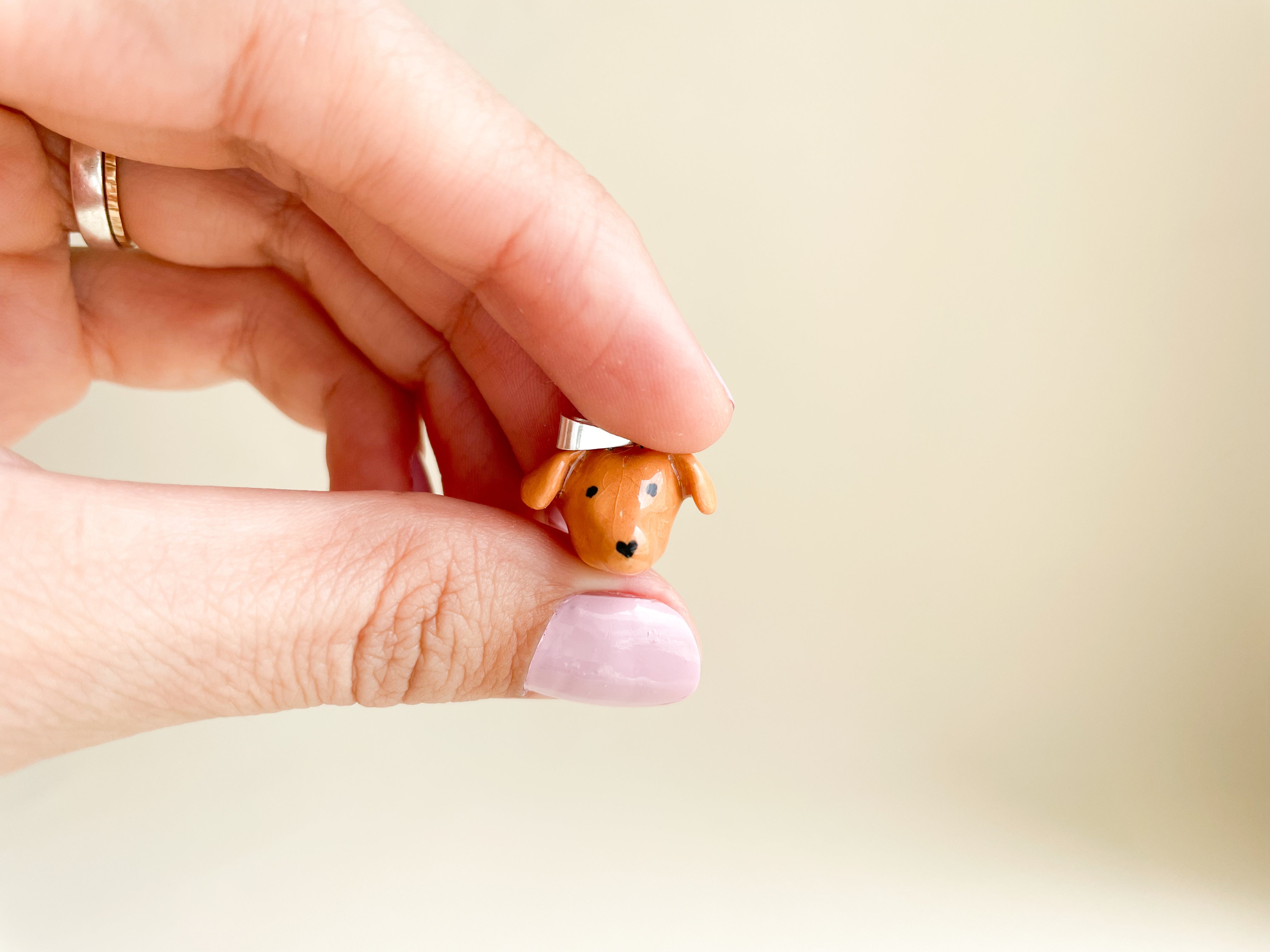 Pingente Vira Lata Caramelo