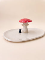 Carregar imagem no visualizador da galeria, Pratinho Porta Joias Amanita e Gato Preto

