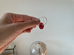 Argola Amanita Vermelho