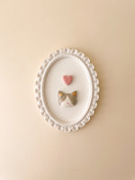 Carregar imagem no visualizador da galeria, Quadro Gatinho Cinza e Branco
