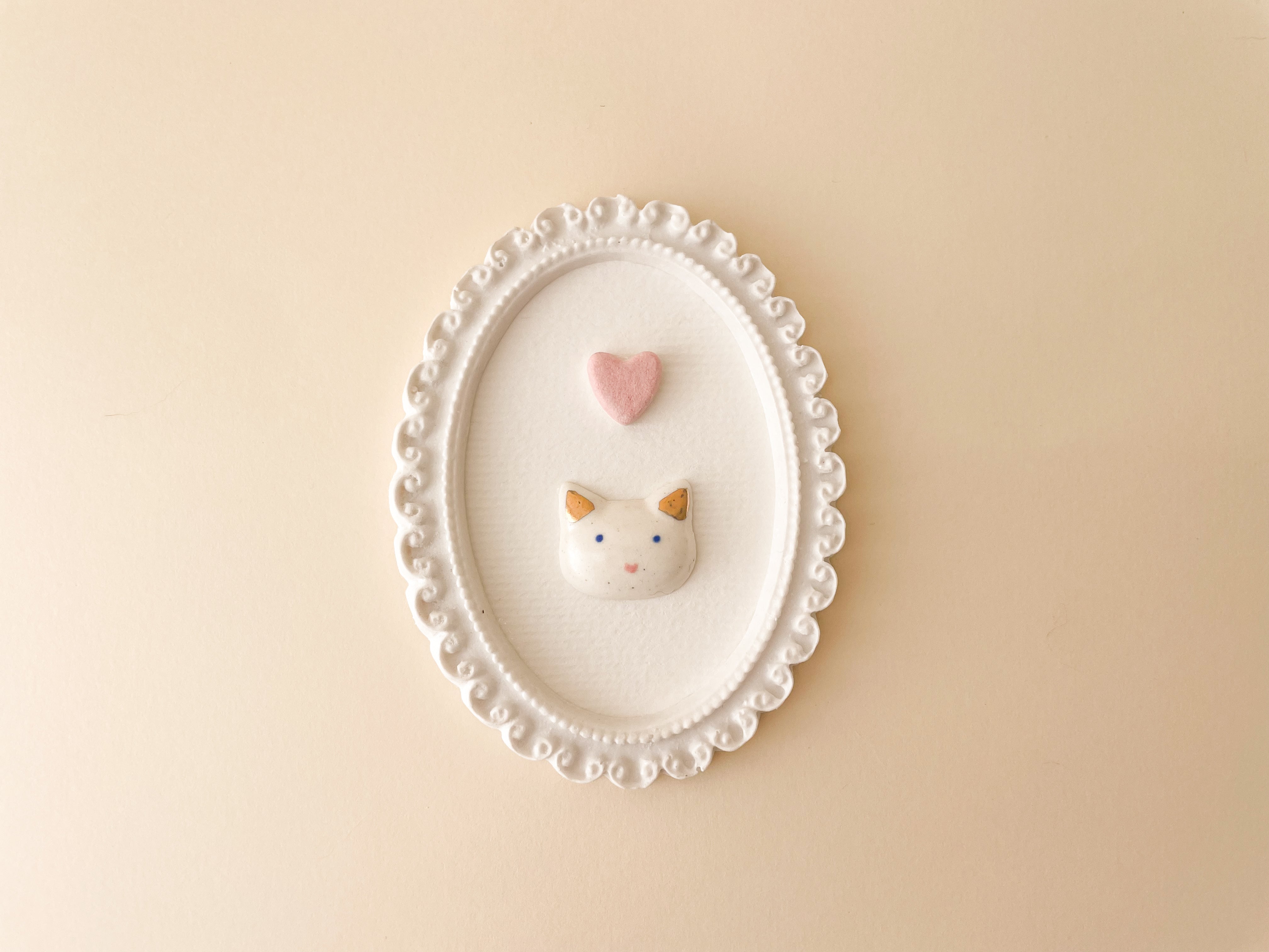 Quadro Gatinho Branco