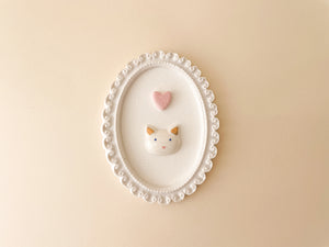 Quadro Gatinho Branco