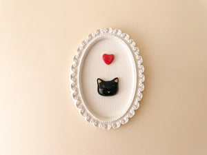 Quadro Gatinho Preto