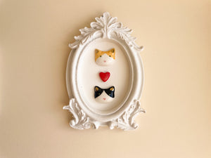 Quadrinho Gatitos Oval