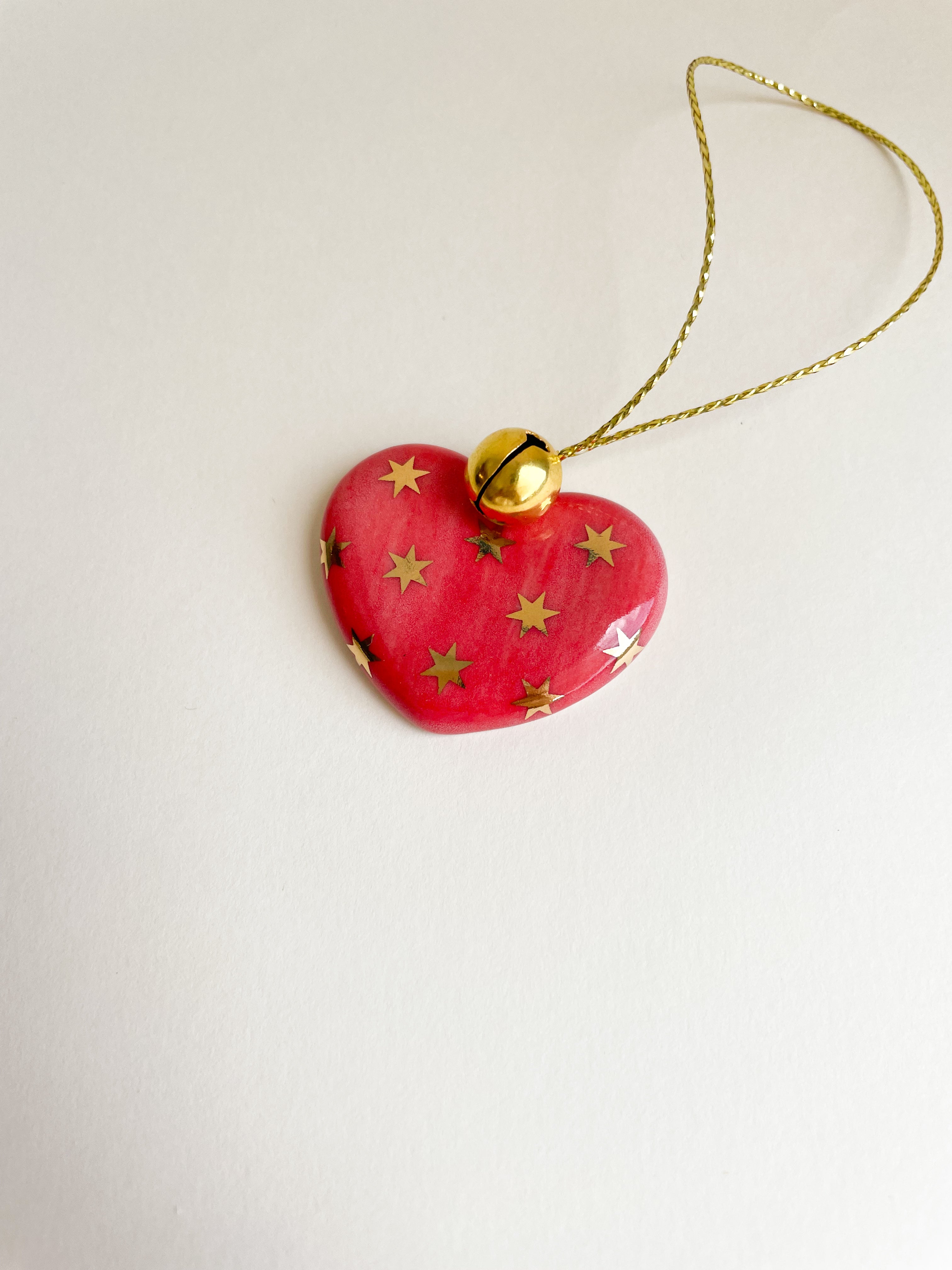 Enfeite Coração Natalino