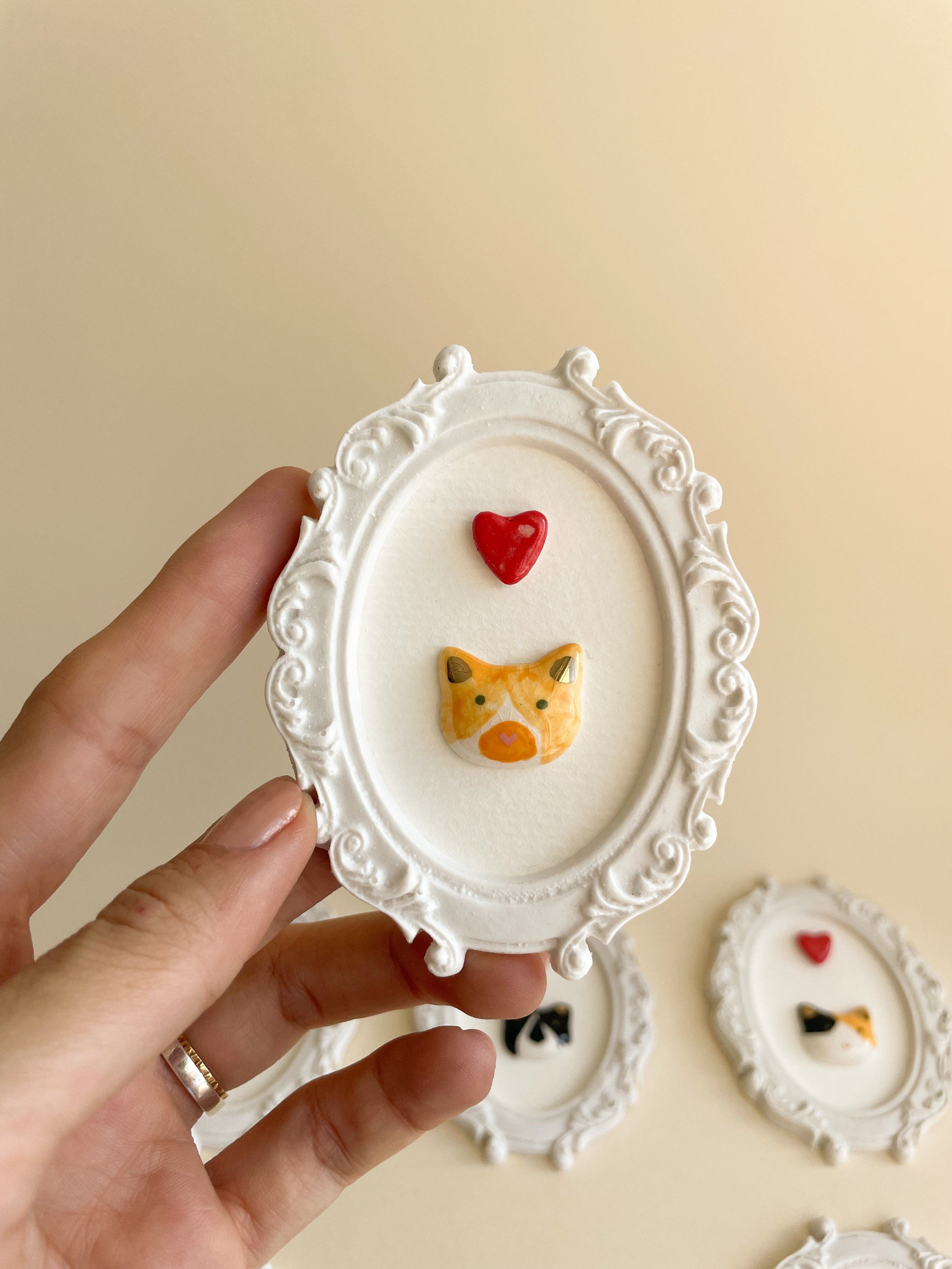 Quadro Gatinho Amarelo