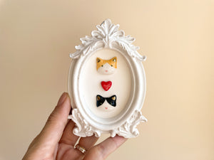 Quadrinho Gatitos Oval