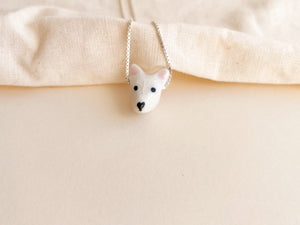 Colar Cãozinho Branco