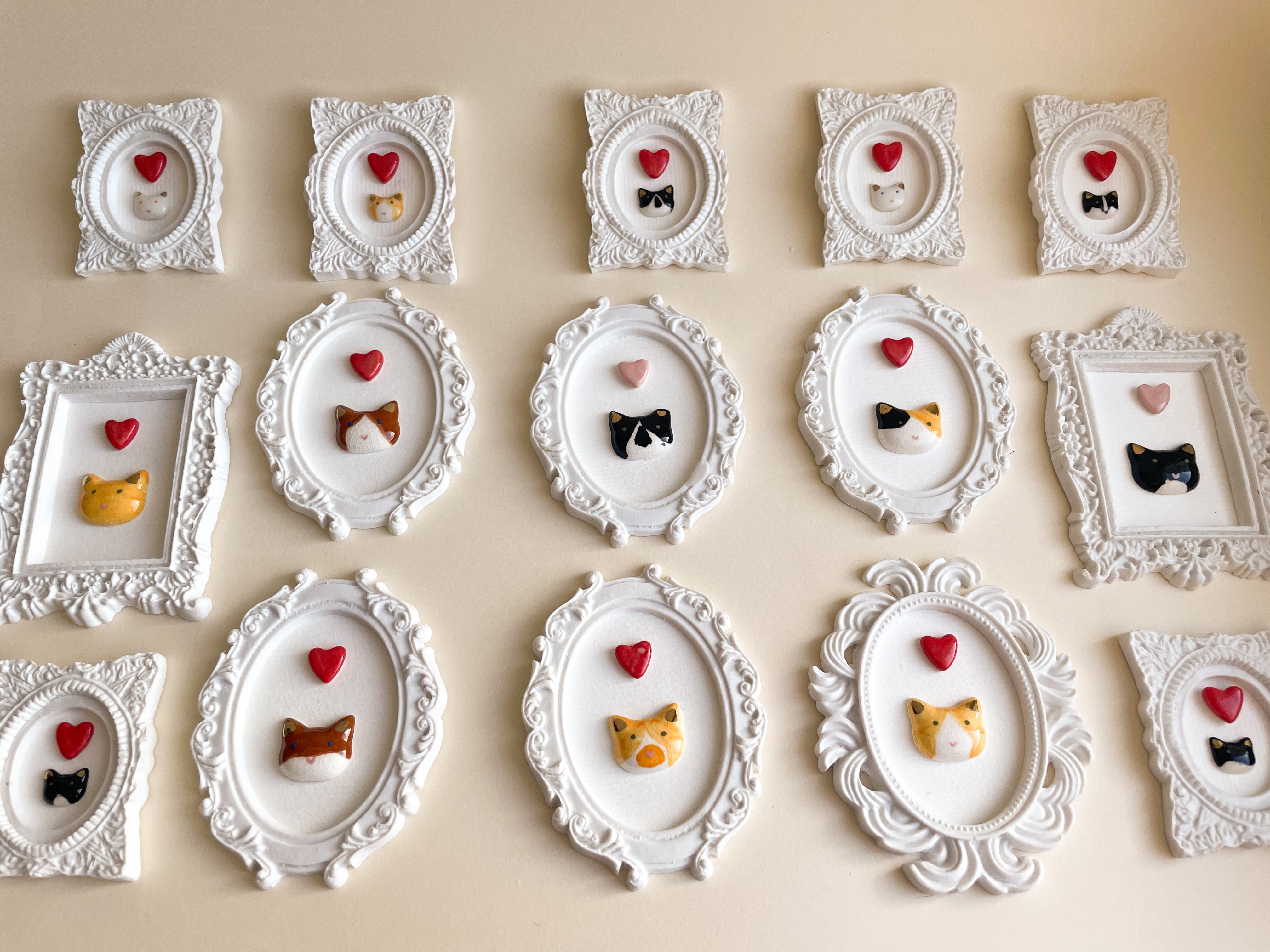 Quadro Gatinho Frajola Carinha Preta