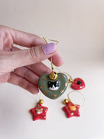 Carregar imagem no visualizador da galeria, Enfeite Coração Gatalino
