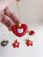 Carregar imagem no visualizador da galeria, Enfeite Coração Gatalino
