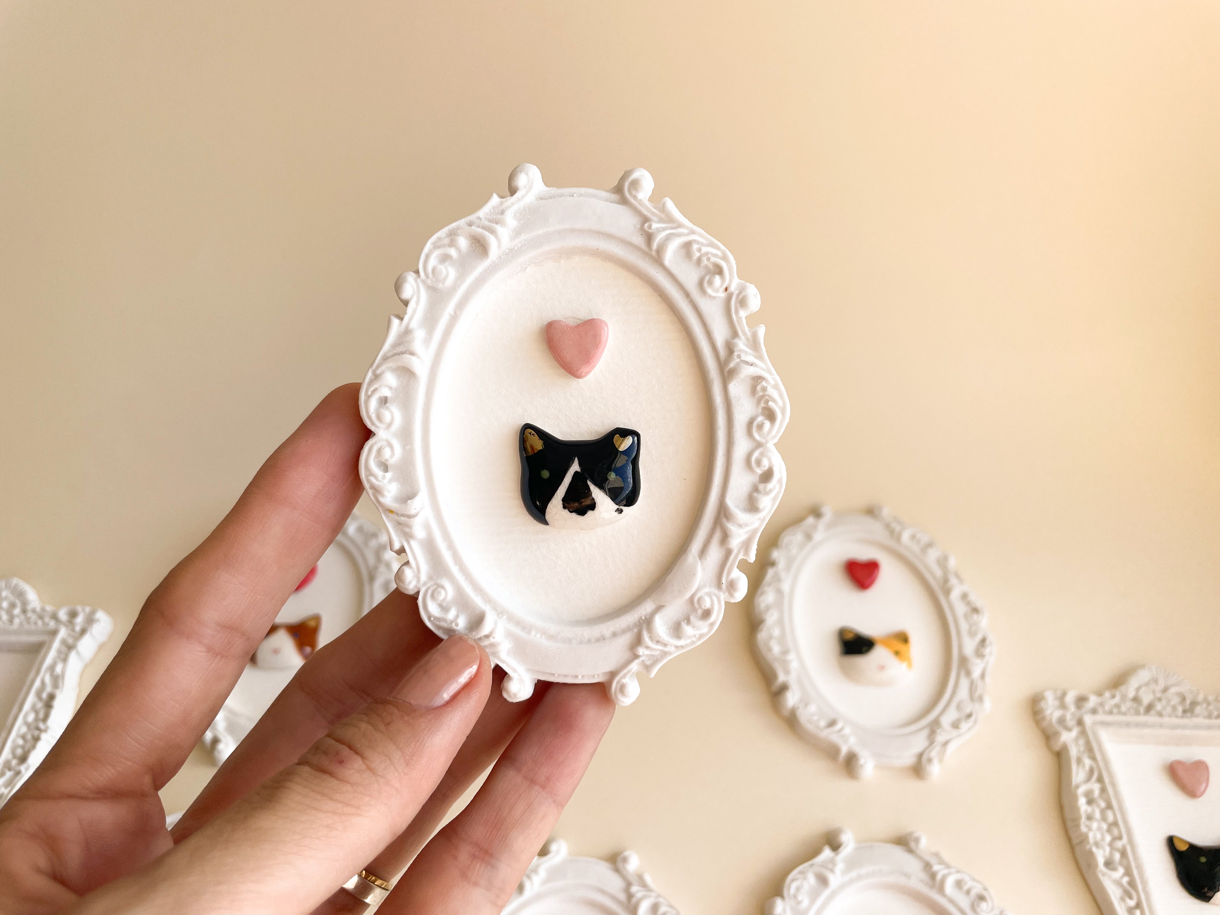 Quadro Gatinho Frajola Orelha Marcada