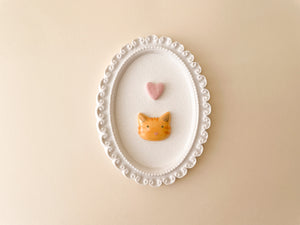 Quadro Gatinho Amarelo