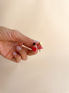 Brinco Amanita Coração
