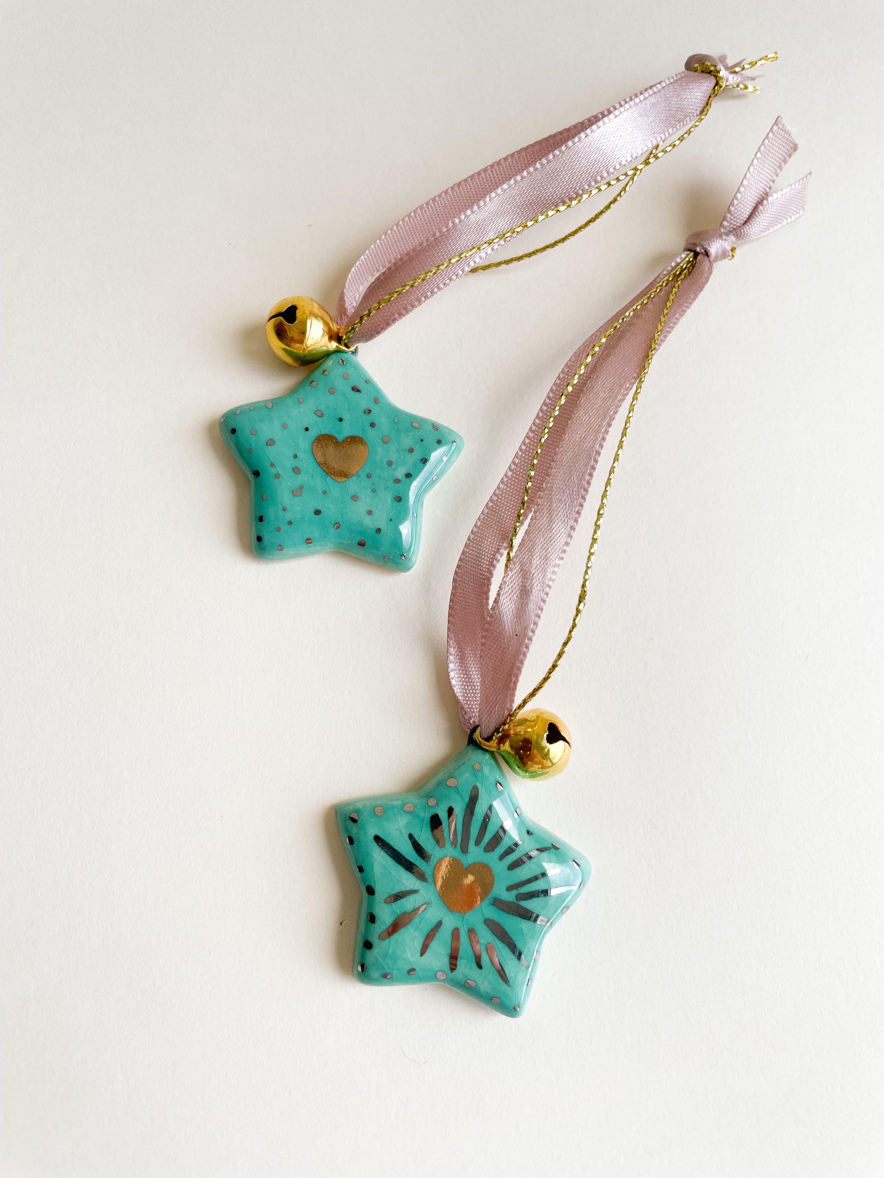 Dupla de Enfeites Estrelas