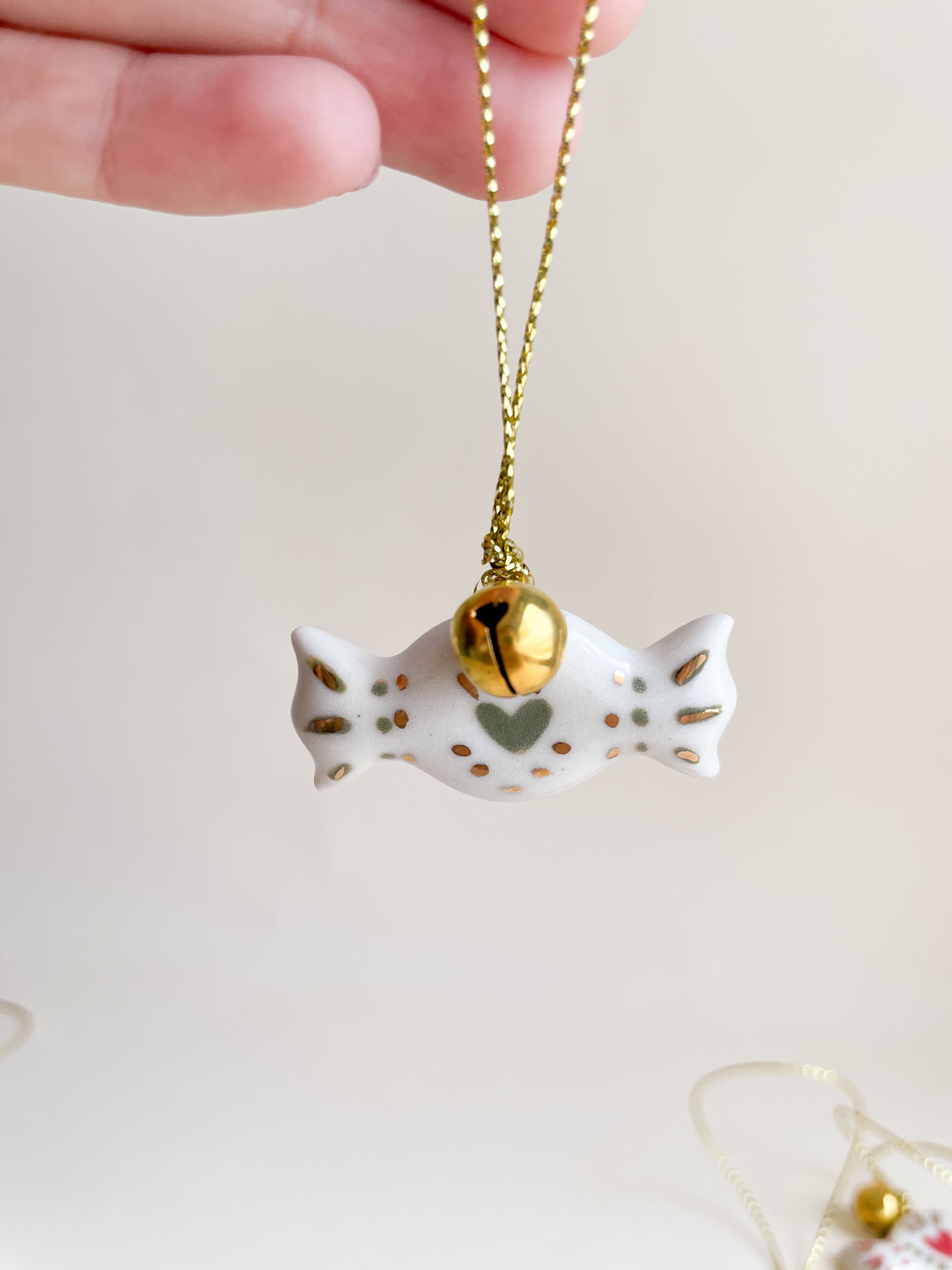 Trio de Enfeites Doces Natalinos