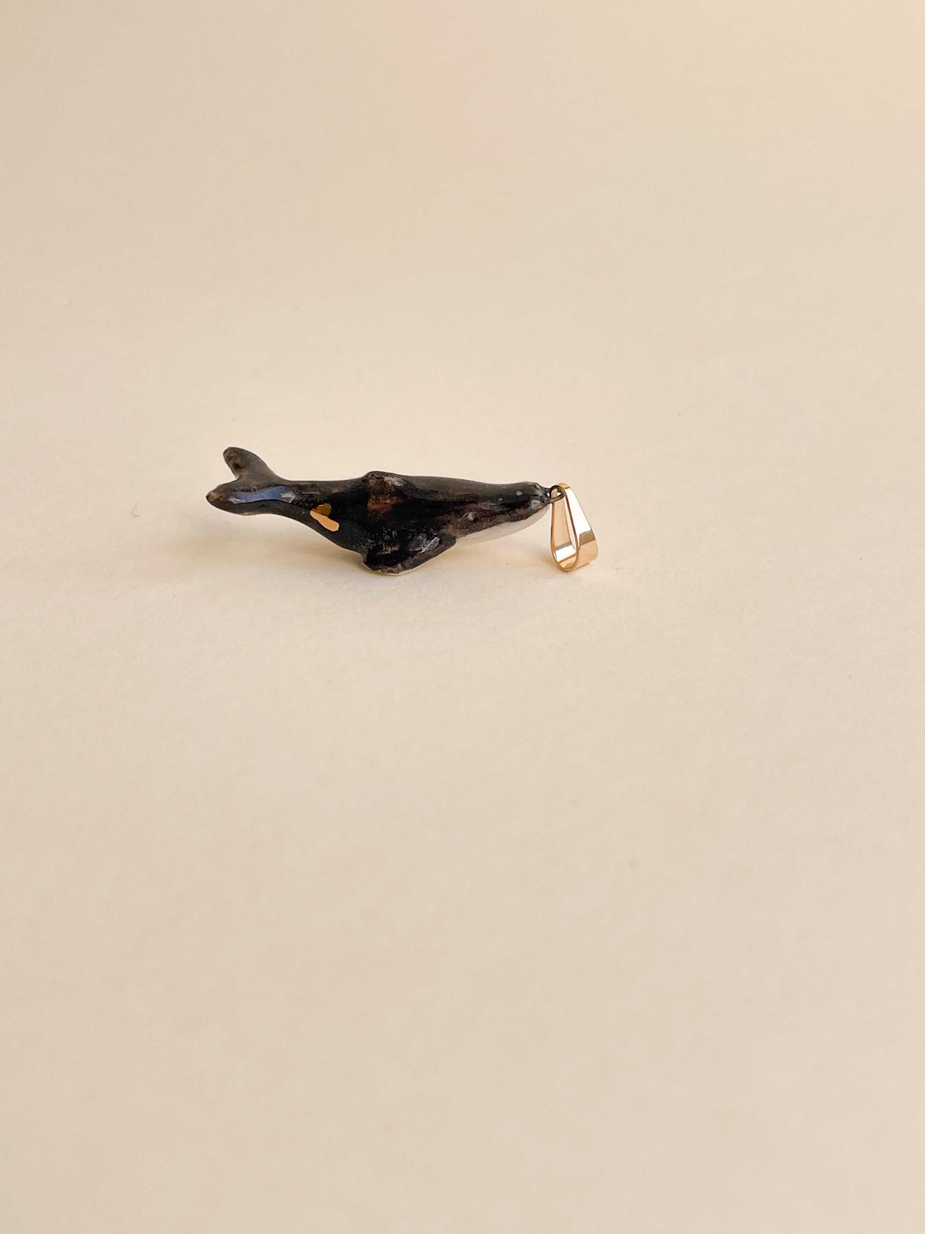 Pingente Miniatura Baleia Jubarte